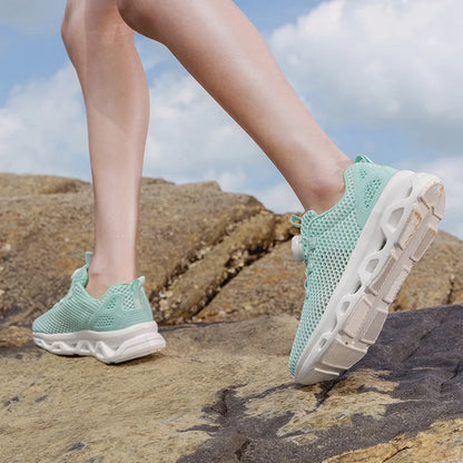 2026 Men Women Quick-Dry Wading Shoes Water Breathable AquaIn Upstream Antiskid Outdoor Sports Wearproof Beach Sneakers 39-46