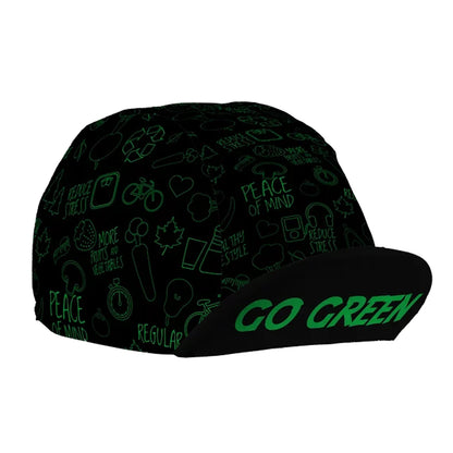 SweetMatt Classic Retro Pizza Dinosaur Bulldog Green White Red  Polyester Bicycle Men's Caps Quick Dry Cycling Sports Balaclava