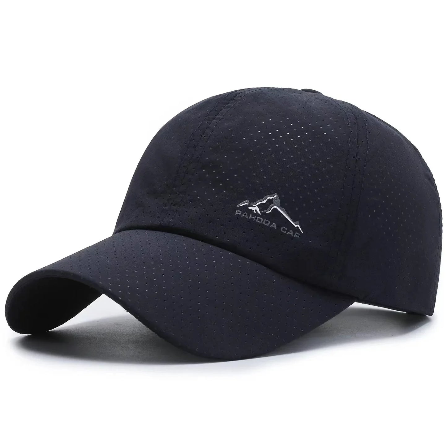 Lightweight and breathable men's outdoor sun shading baseball cap, women's solid color sun protection duckbill cap, sun hat