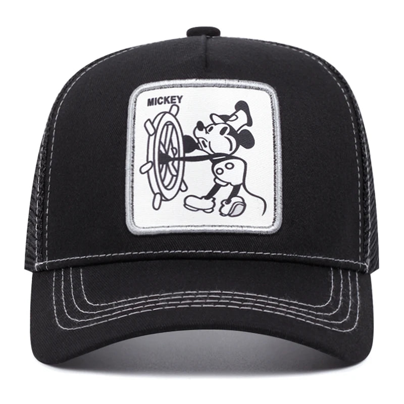 High Quality Brand Anime Cartoon Snapback Cotton Baseball Cap Men Women Hip Hop Dad Mesh Hat Trucker Hat Dropshipping