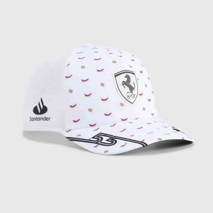 F1 Ferrari Racing Hamilton 2025 Embroidered Hat, Driver Hat, Sports Baseball Cap Racing Hat, Ferrari 488 812 296 Sun Hat