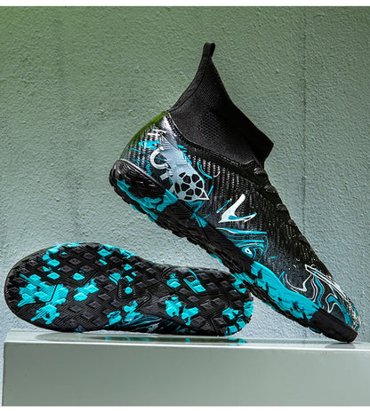 Men Professional Football Shoes Society Cleats Soccer Shoes Original Indoor Football Field Boots Grass Training TF/FG Sneaker