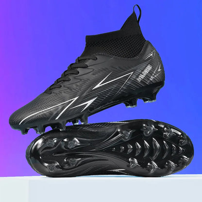 Bottes de Football professionnelles pour hommes, chaussures de Football pour adultes, baskets de sport de plein air, crampons de Football ultralégers, entraînement
