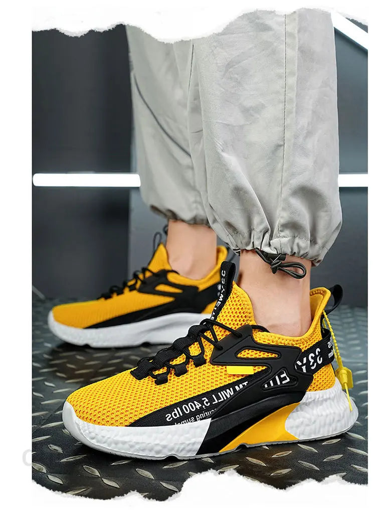Scarpe da uomo nuove, sneakers, leggere, casual, alla moda, da corsa, elastiche, per il tempo libero, in rete, estive, sportive, da tennis, da passeggio, taglia