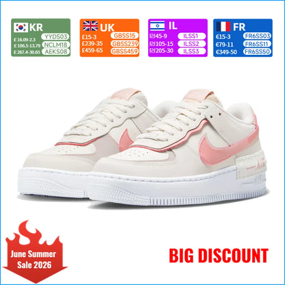 Baskets Nike Air Force 1 : antidérapantes, résistantes à l'usure, classiques, polyvalentes, chaussures de ville et de skate. Modèle : DZ1847-001