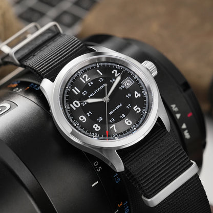 Militado ML08 Quartz Watch Ronda 515 Movement Domed Sapphire Wristwatch BGW9 Luminous 10Bar Waterproof 38mm Men Watches