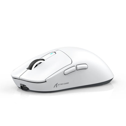 Attack Shark X3/X3PRO 4K/8K Tri-mode Gaming Mouse, PixArt PAW3395 Sensor, 26K DPI, 49g Ultralight, BT/2.4G Wireless/Wired, for PC