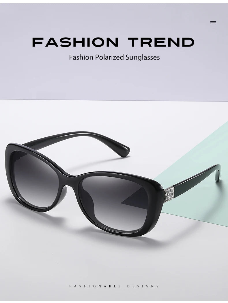 New Luxury Brand Diamond Gradient lens Sunglasses Women Polarized Glasses Driving Anti-glare Sun Glasses oculos de sol feminino