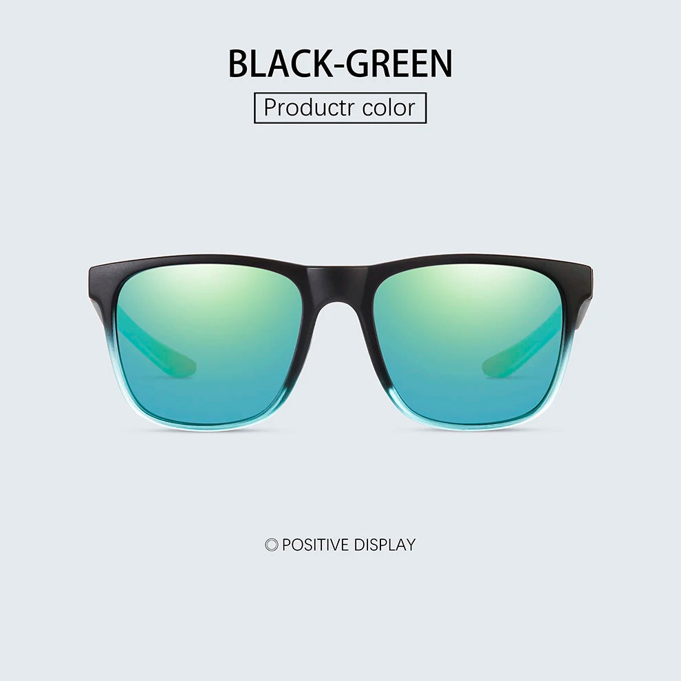 Fashion Sun Glasses Square Polarized Sunglasses man Driving Fishing Luxury Brand Designer UV400 Eyewear