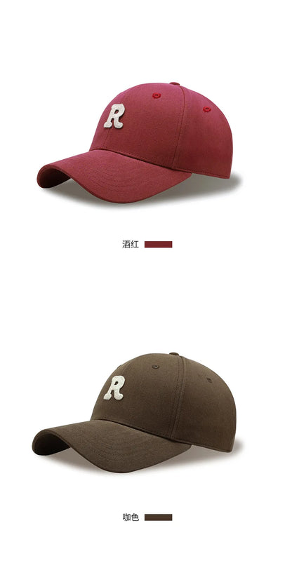 New model Big Head Baseball Cap for Men Cotton Outdoor Sport Snap Back Cap Dad Hats R Lette Large Size Deepen Trucker Cap