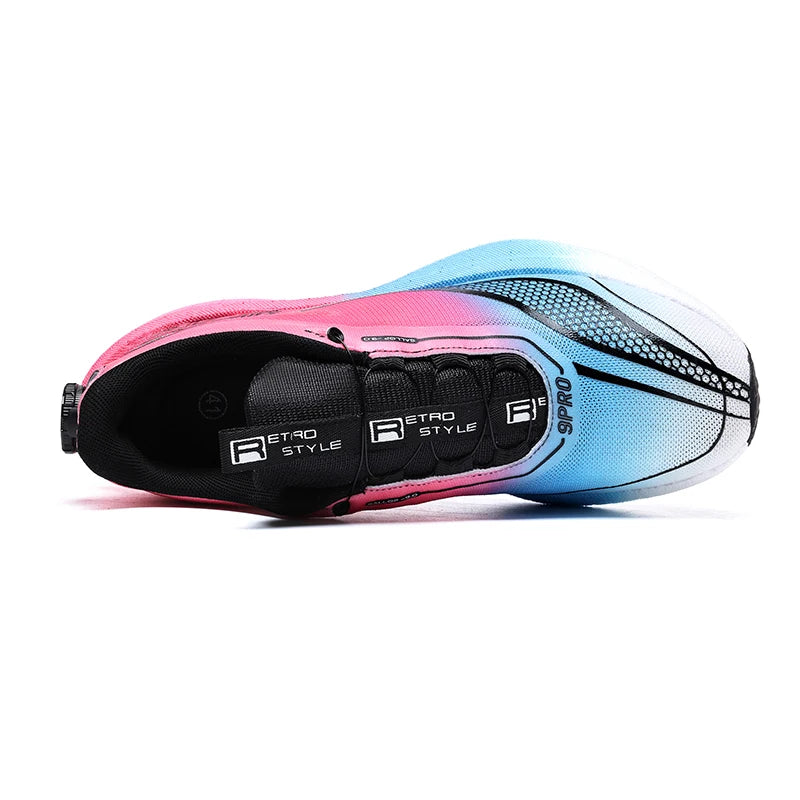 Unisex Sports Shoes Soft Sole Lightweight Flat Bottom Competition Training Shoes 2026 New Shock-Absorbing Racing Running Shoes
