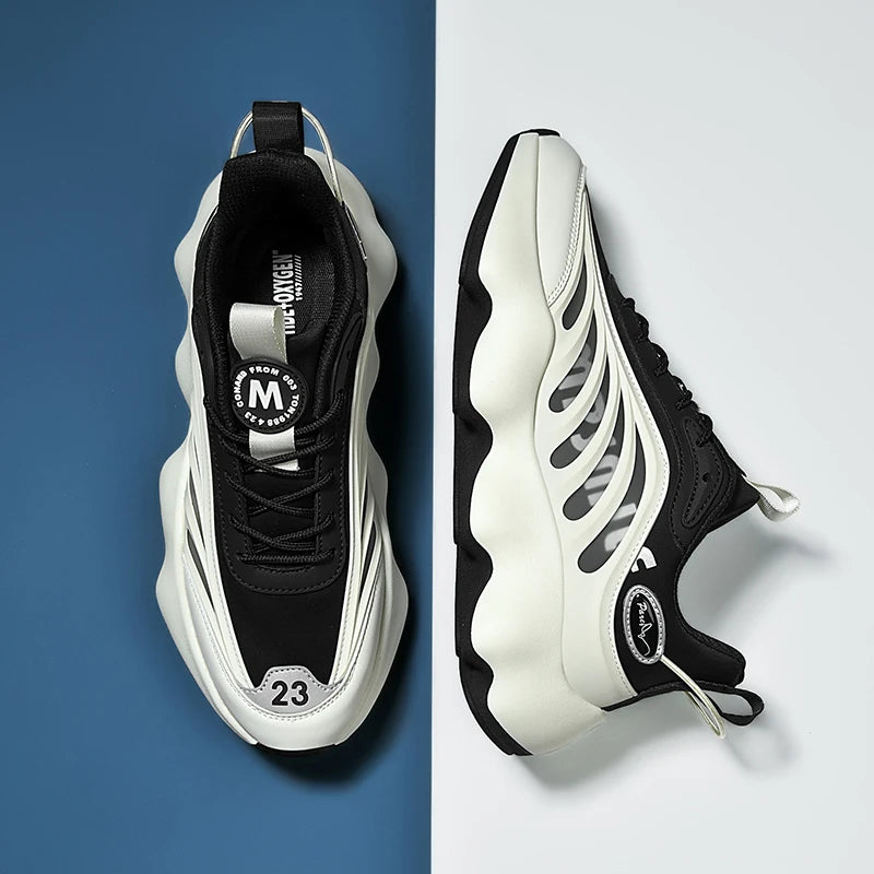 Chaussure Homme Chaussures de course respirantes pour hommes, baskets décontractées pour hommes, chaussures de tennis pour hommes, entraîneur de course, mocassins à la mode, luxe