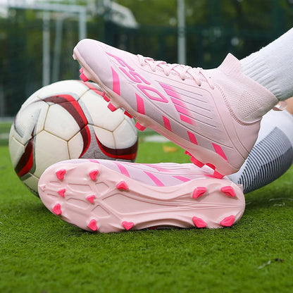 New Men Football Boots Non-Slip Boys Grass Cleats High-quality Match Soccer Shoes Hot-selling Sneakers Outdoor High-top Light