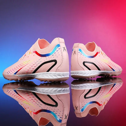Nouveaux hommes chaussures de Football ultralégères TF/FG bottes de Football professionnelles unisexe antidérapant de haute qualité en gros livraison directe formation