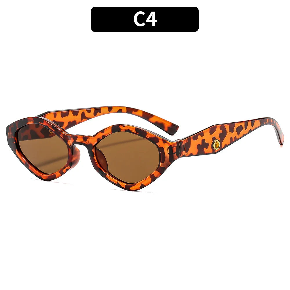 Vintage Cat Eye Sunglasses Women Men 2025 Brand Designer Fashion Goggle Sun Glasses Female Trends Shades Outside Eyewear UV400