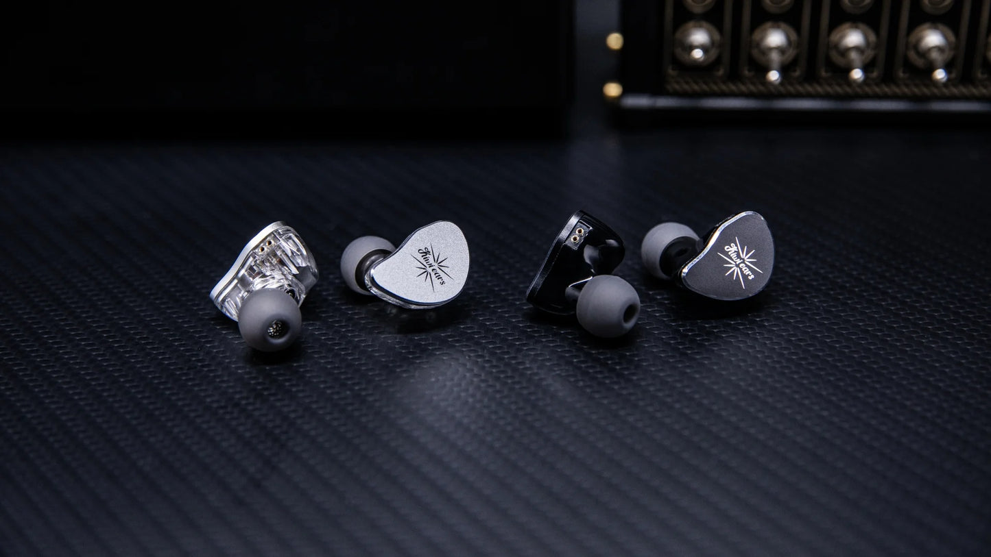 Kiwi Ears Belle 10mm DLC Dynamic Driver in-Ear Monitor, HiFi Wired Earbuds with Dual Silver-Plated Cables, Professional  linsoul