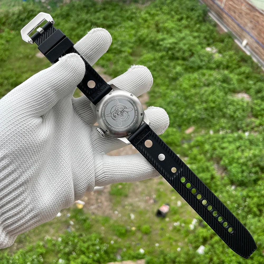 STEELFLIER Officieel SF740V Nieuw quartz-polshorloge Super C3 Lichtgevend 200 m waterdicht VH31 Mute-uurwerk Herenmode Zakelijk horloge