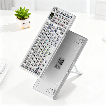 YINDIAO Y95 Keyboard Kit Hotswap TFT Screen Full RGB Backlit 2.4GHz Bluetooth Wireless Custom DIY Mechanical Keyboard