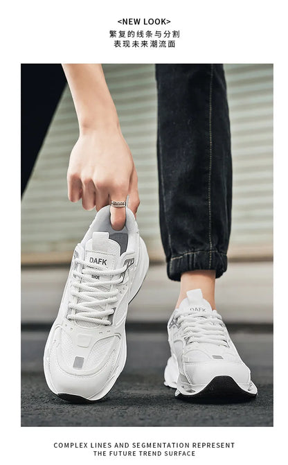 Men's Casual Sneakers, Luxury Trainer Shoes, Breathable Race Running Shoes, Fashion Loafers for Men.Shoes