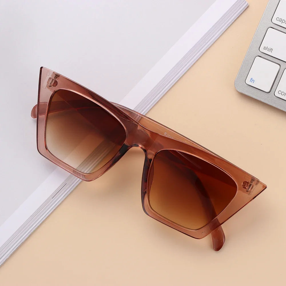 NEW Fashion Square Sunglasses Women Designer Luxury Man/Women Cat Eye Sun Glasses Classic Vintage UV400 Outdoor Oculos De Sol