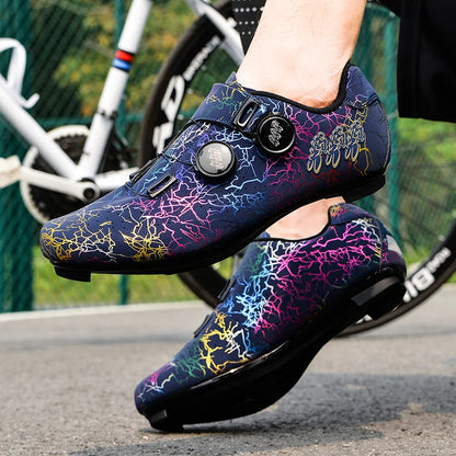 2025 Cycling Sports Shoes MTB and Cleats Men's Sports Speed Cycling Shoes Women's Mountain Racing Flat SPD Road Cycling Shoes