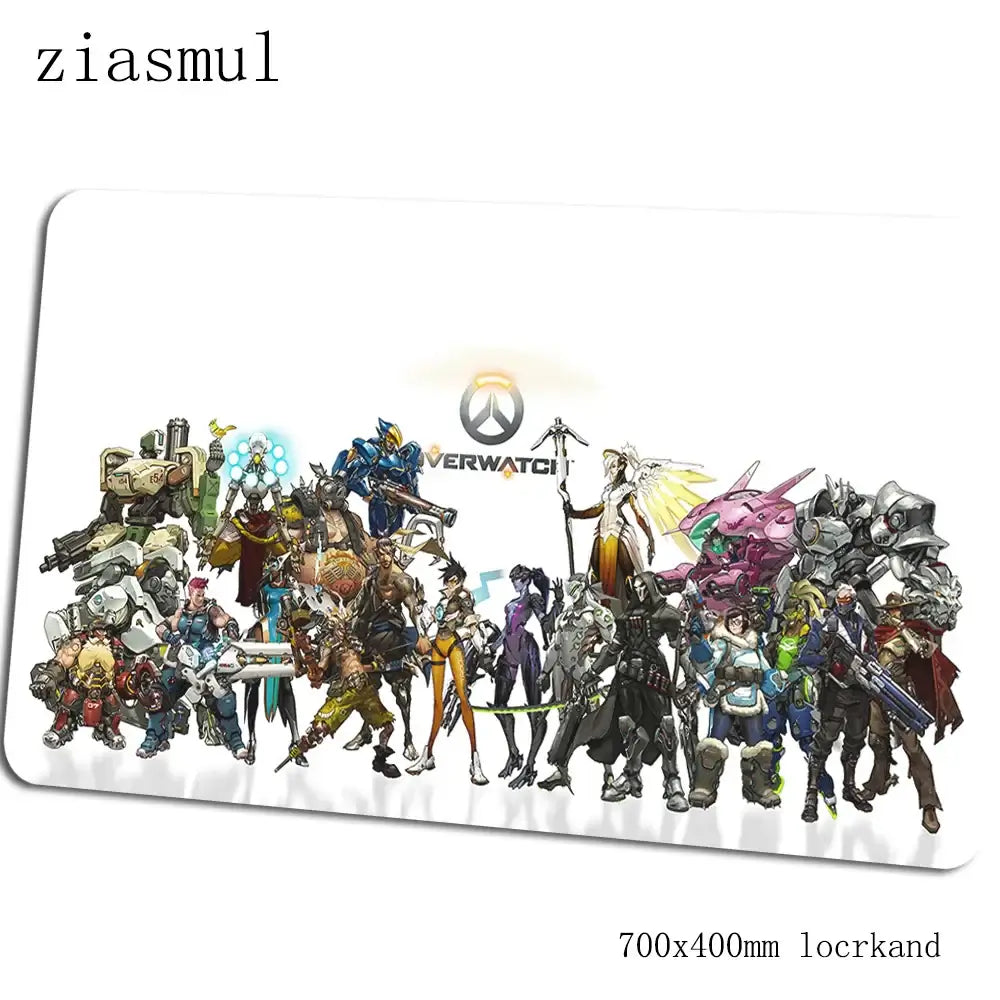 Overwatch mouse pad Gorgeous Computer Mat 70x40cm gaming mousepad large XL mouse pad keyboard games PC gamer desk