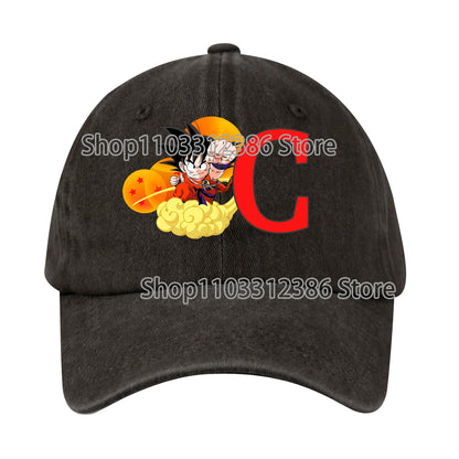 Dragons Ball Baseball Cap Men Casual Daily Outdoor Sunshade Hats Washable Anime Pattern Duck Tongue Hat Children Birthday Gift
