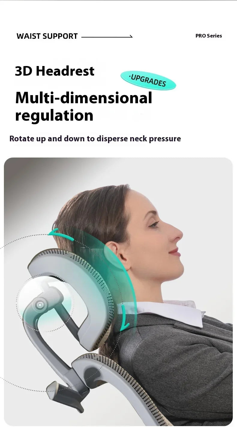 High Back Office Chair 3D Headrest Gaming Chairs Adjustable Computer Relaxing Massage Gamer Chair Ergonomic Office Furniture