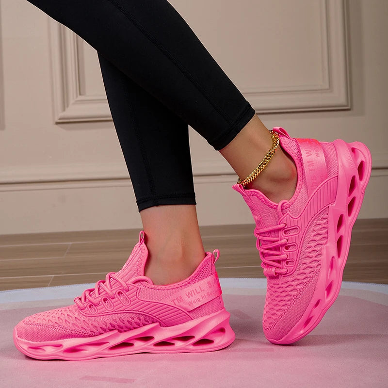 Women Sport Shoes Fashion Platform Sneakers Ladies Spring Winter Flats Running Shoes for Woman Plus Size 43