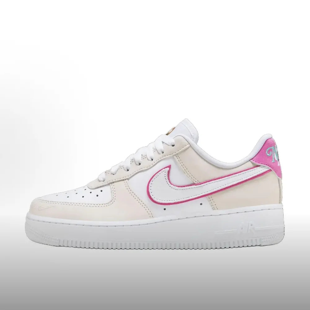 Baskets Nike Air Force 1'07 pour femme, style classique, en cuir résistant, confortables et rembourrées, chaussures décontractées pour tous les jours, HQ3905-500