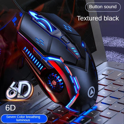Original G5 Wired Mouse Backlight High Sensitivity 6 Keys Macro Programming Gaming Mechanical Mouse For Game Computer Tablet PC