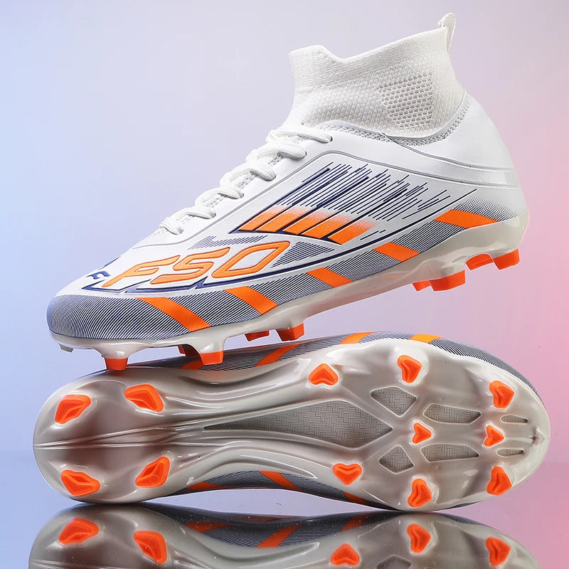 New Men Football Boots Non-Slip Boys Grass Cleats High-quality Match Soccer Shoes Hot-selling Sneakers Outdoor High-top Light