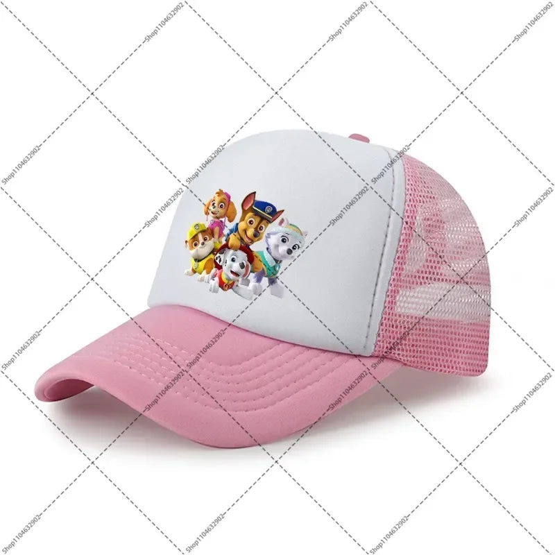 Paw Patrol Baseball Cap Skye Chase Cartoon Anime Pattern Printed Hat Unisex Caps Summer Fashion Sun Hats Birthday Party Gifts