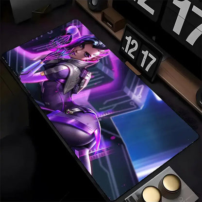 Overwatch Genji Mouse Pad Mousepad HD Printing Computer Gamers Locking Edge Non-slip Mouse Pad XXL90x40cm Keyboard PC Desk Pad