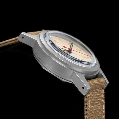 THORN Retro vojenské hodinky 36 mm s strojkem NH35A SHY-043 Sportovní hodinky Unisex Pánské a dámské Luxusní
