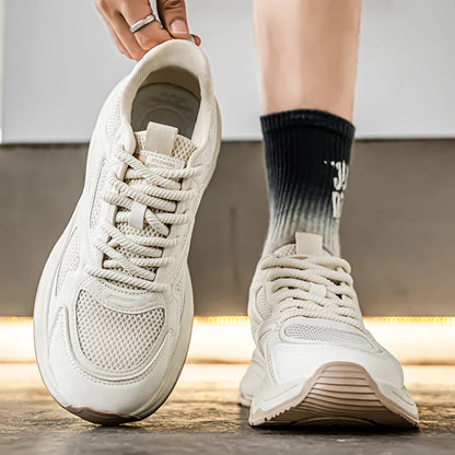 Zapatillas casuales rápidas para hombre, primavera/verano, suela blanda antideslizante, transpirables, para running al aire libre, moda juvenil, zapatillas deportivas Joker