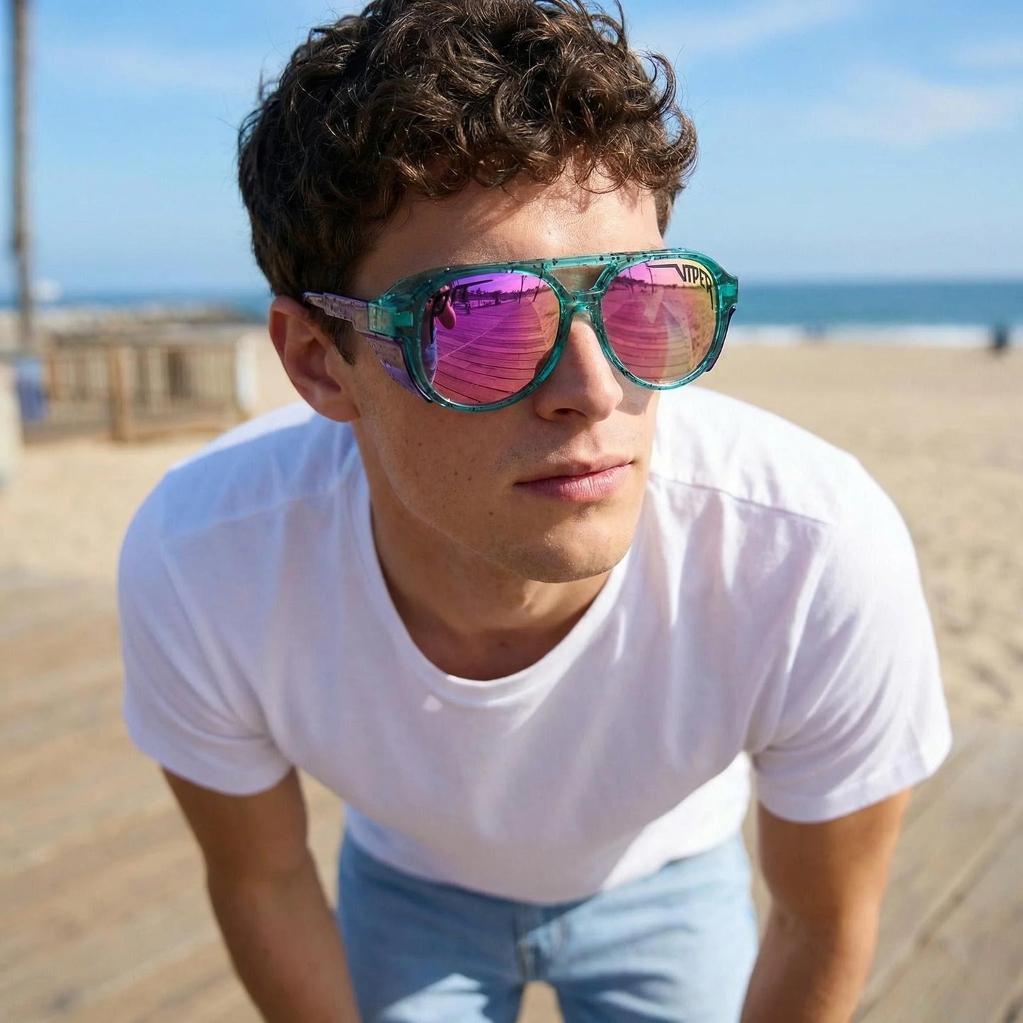 Men PUNK Sunglasses MTB Bicycle Eyewear Women UV400 PITS Road Bike Goggles Windproof Sport Women Glasses