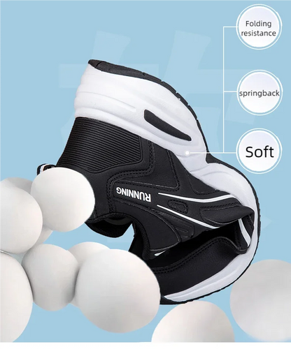 Men's classic retro casual sports shoes Four seasons soft-sole waterproof outdoor youth running shoes breathable light sneakers
