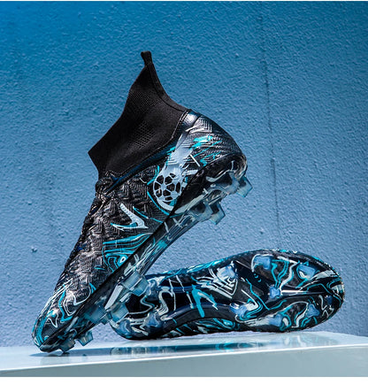 Men Professional Football Shoes Society Cleats Soccer Shoes Original Indoor Football Field Boots Grass Training TF/FG Sneaker