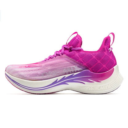 ONEMIX Carbon Fiber Plate Running Shoes Traction Shock Absorption Sneakers Professional Marathon PB Racing Sports Trainers Shoes