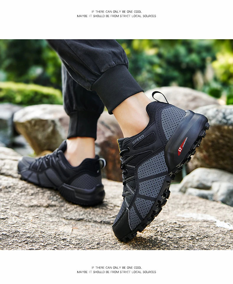 2025 Hiking Shoes for Men Non-slip Wear-resistant Comfortable Outdoor Hiking Sports Shoes Outdoor Running Shoes Walking Sports Shoes