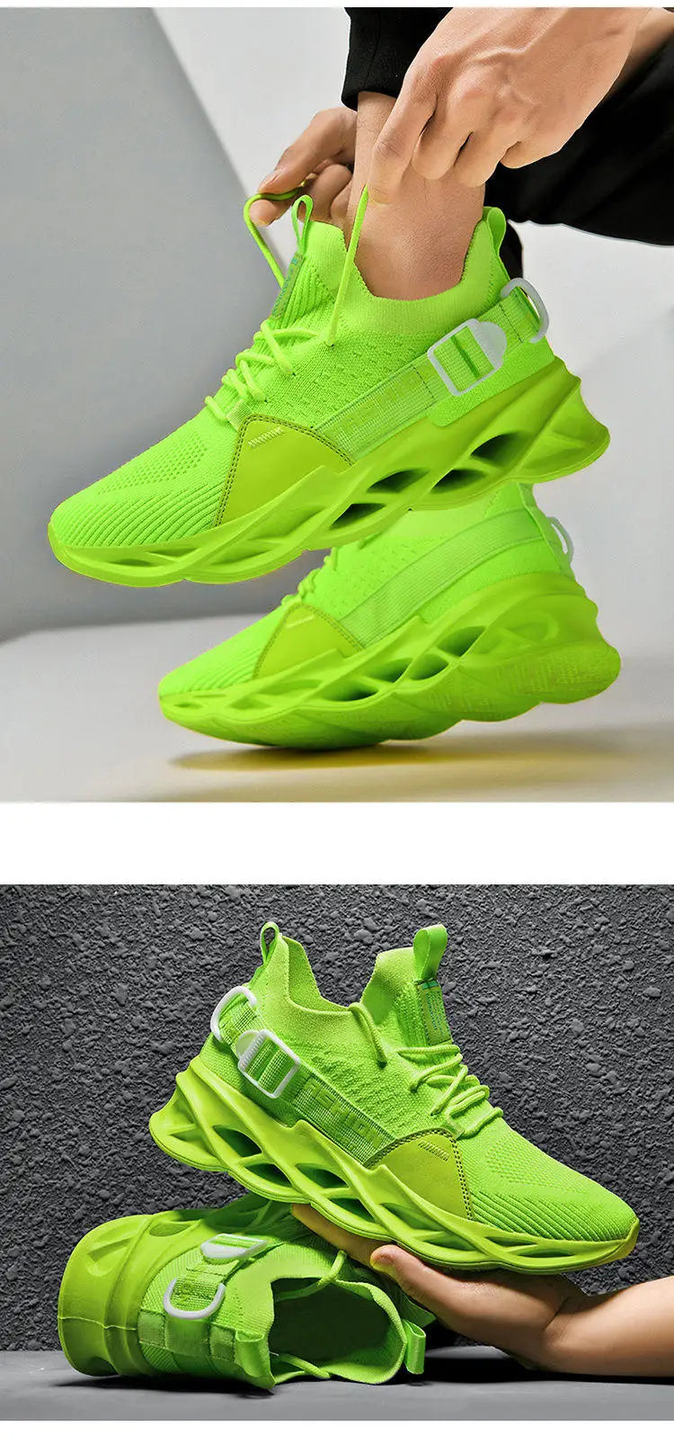 Hot Sale Fashion Purple Casual Sneakers Women Men Blade Running Shoes Big Size 48 Light Breathable Sports Shoes Men Mesh Sneaker