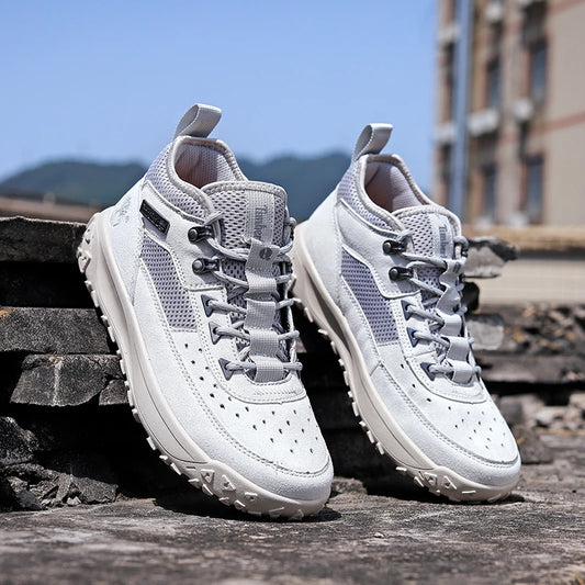 2025 Autumn High-Quality Men's Casual Shoes Versatile Trendy Outdoor Wear-Resistant Hiking Shoes Lightweight Soft Sports Shoes