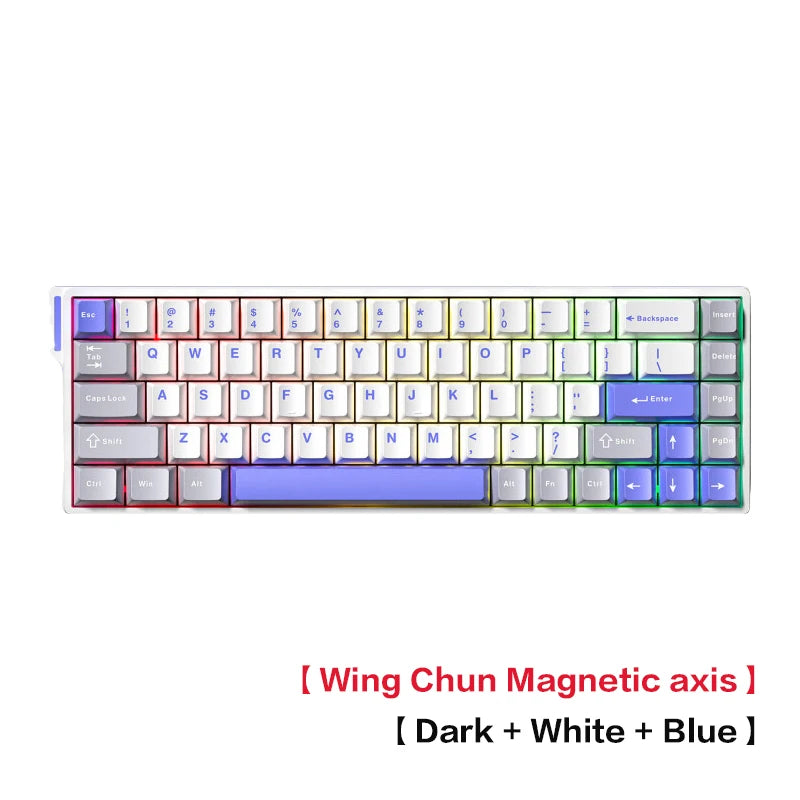 AULA WIN 68 HE Tastatur mit magnetischen Schaltern RT Gaming-Mechanische Tastatur kabelgebunden 8KPolling Rate Full-Key Hot-Swappable