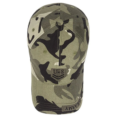 New Spring and Autumn Cotton Soft Top Hat Outdoor Leisure All-Match Sun Visor Baseball Cap Camouflage Duckbill Cap