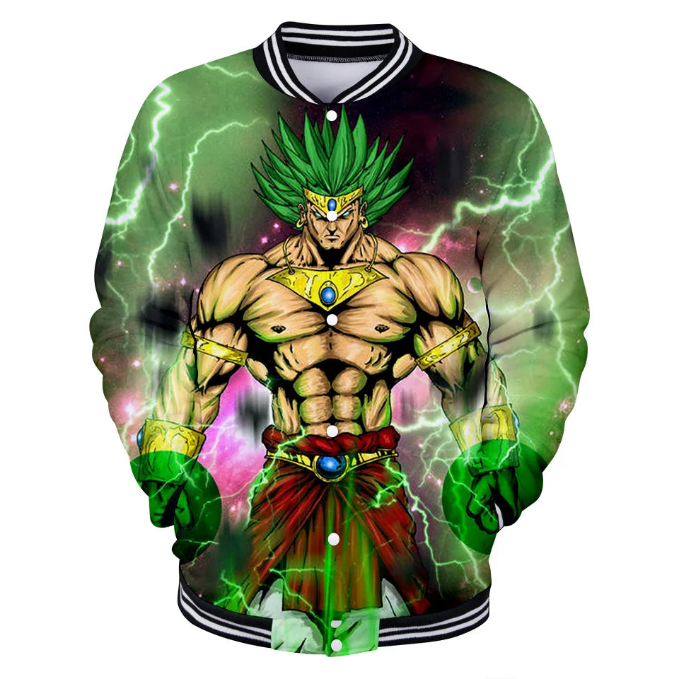 Dragon Ball Streetwear – baseballová uniforma pro muže a ženy, Son Goku, kostýmy pro dospělé, bundy, jarní a podzimní kabáty, svetry, mikiny, dárky
