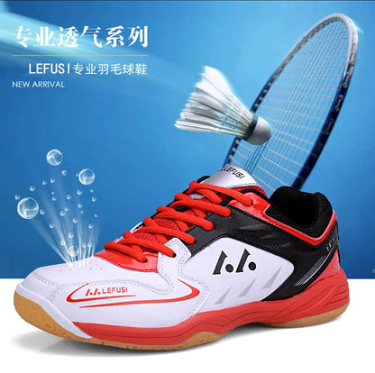 New Badminton Shoes Professional Competition Men and women Unisex Sports Shoes Tennis Shoes Light Weight Table Tennis Sneakers