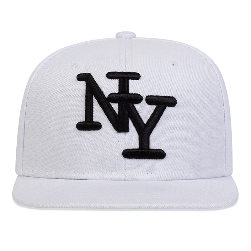 Unisex betűhímzéses hip-hop sapkák tavasz-ősz szabadtéri állítható alkalmi baseball sapkák napvédő sapka