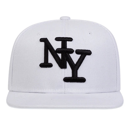 Unisex betűhímzéses hip-hop sapkák tavasz-ősz szabadtéri állítható alkalmi baseball sapkák napvédő sapka