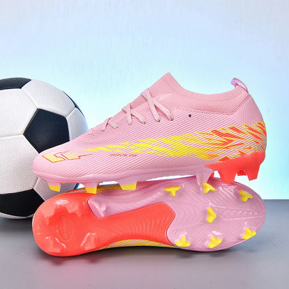 Nouvelles chaussures de football professionnelles pour hommes, chaussures de football antidérapantes, unisexes, respirantes, chaussures de futsal, nouvelles chaussures à crampons, livraison directe, ultralégères